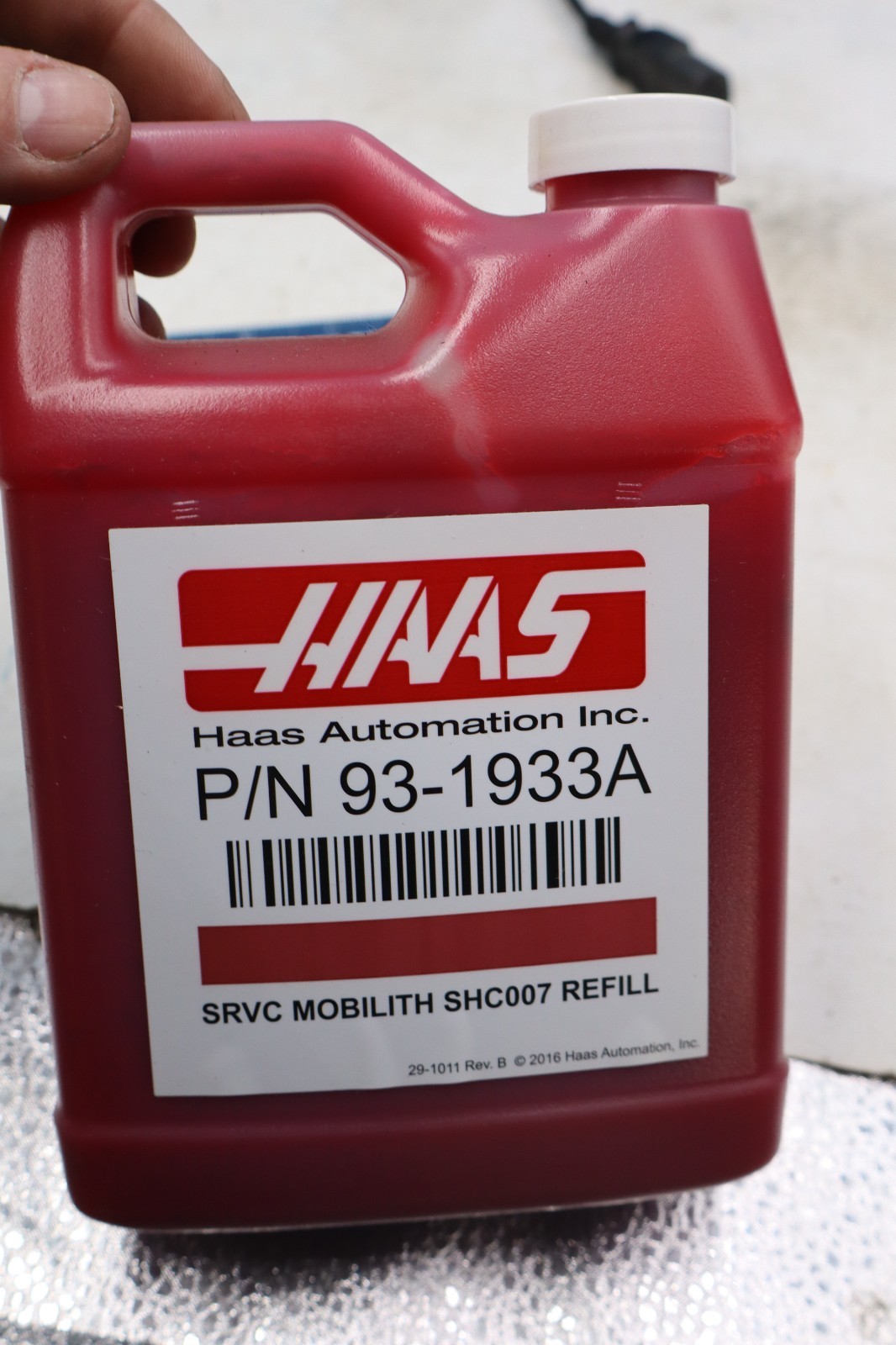Haas CNC GREASE REFILL, MOBILITH SYNTHETIC SHC007- 1 QT / 0.94 L 93-1933A