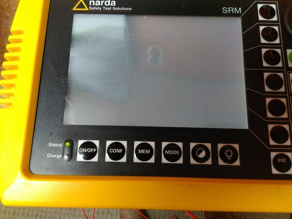 Defective Narda SRM-3000 100kHz - 3GHz Basic Unit Radiation Meter AS-IS