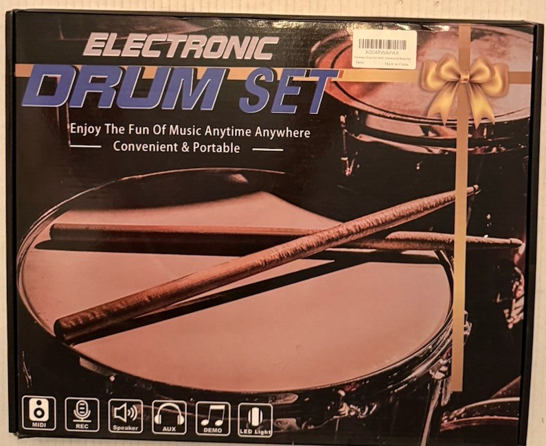 Electronic Portable Roll Up MIDI Practice Drum Pad