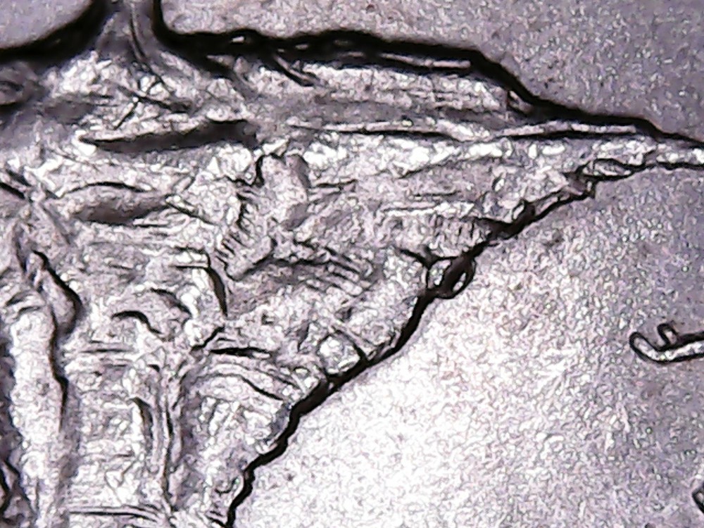 2018 p Pictured Rock ATB Quarter with a Die Chip Mint Error.
