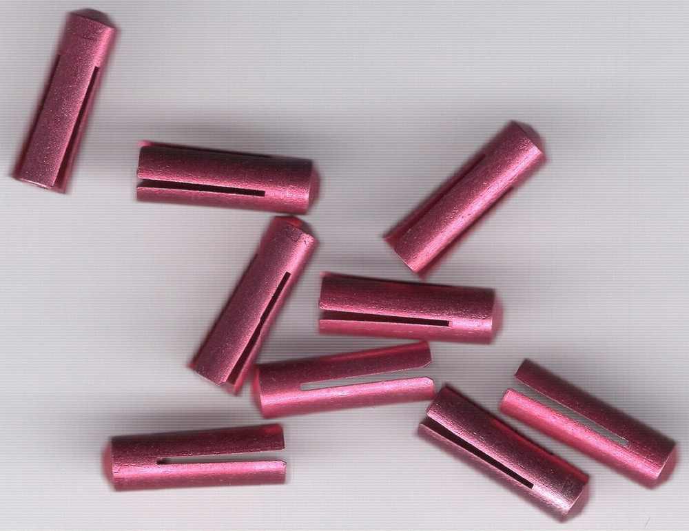 Pink Dart Flight Protectors: 3 per set