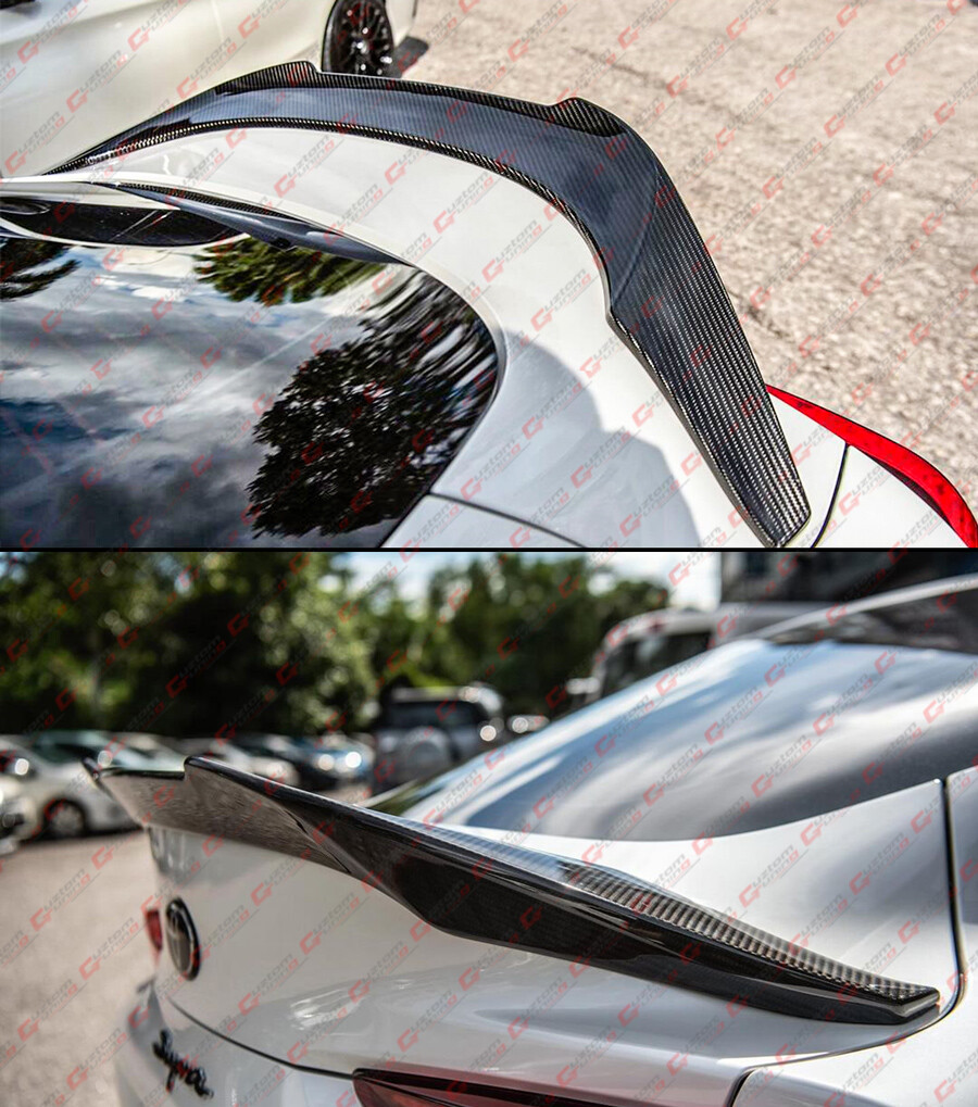 FOR 2020-2024 TOYOTA SUPRA A90 A91 CARBON FIBER JDM HIGHKICK TRUNK SPOILER WING