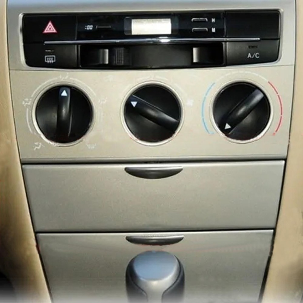 Black Front Center Console Storage Box Panel Cover For Toyota Corolla 2003-2008