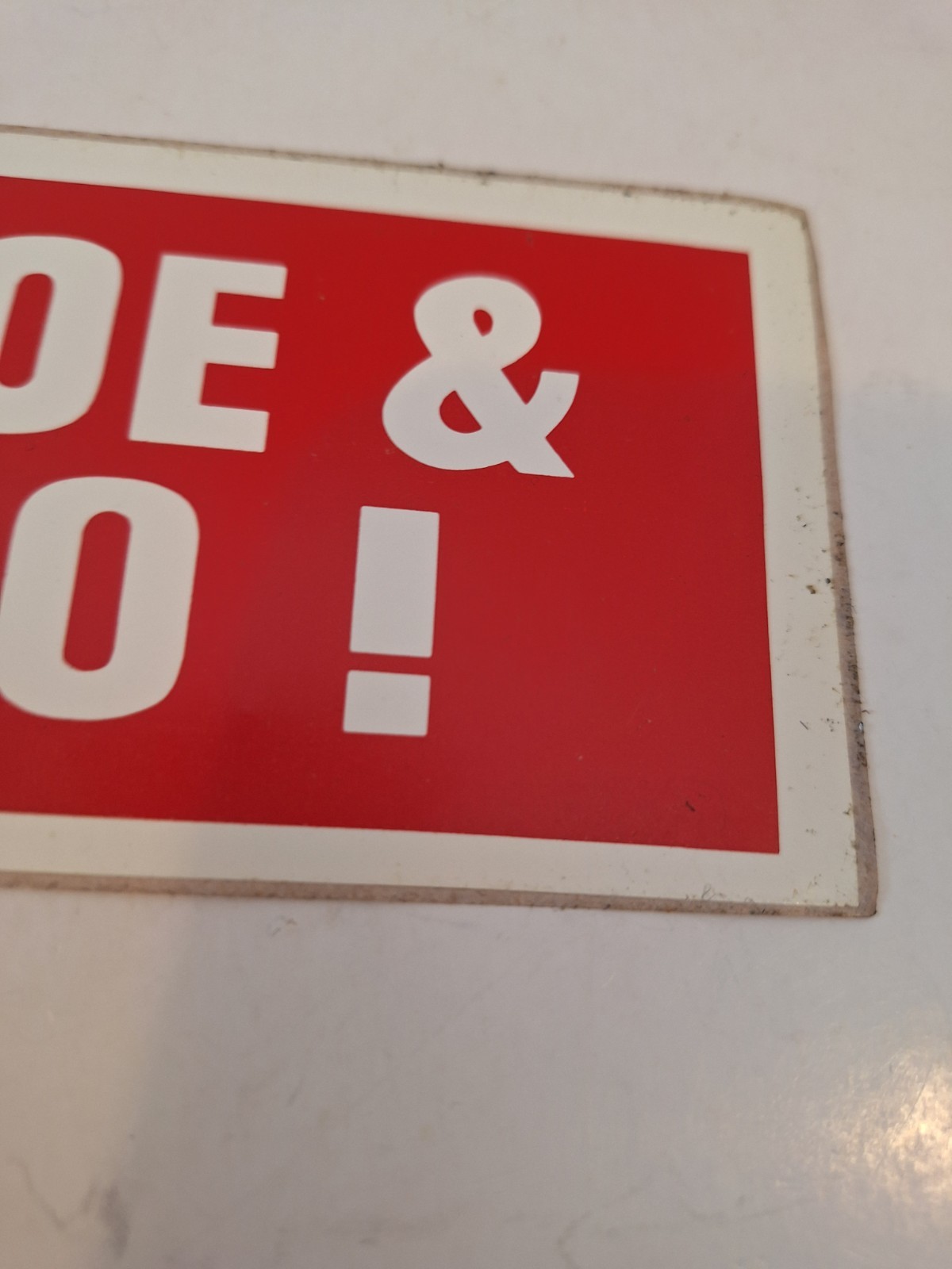 Original Esso Tiger Bumper Sticker Tippecanoe & Tiger Too