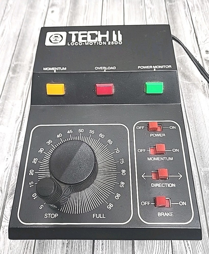 MRC Tech II Loco-Motion 2500 DC Hobby Transformer Train Controller HO Scale