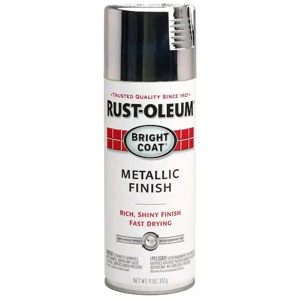 11 Oz. Bright Chrome Metallic Spray Paint