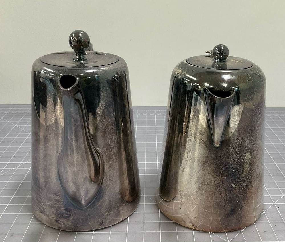Lot of Two Silver Plated Tea Pots