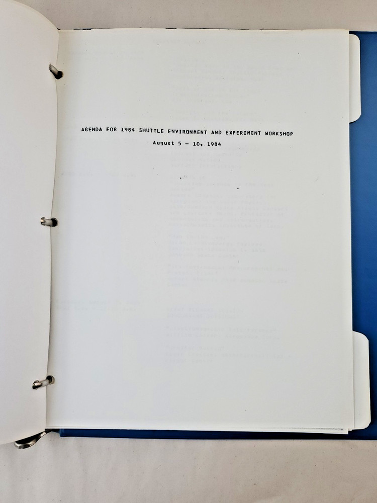 NASA Shuttle Environment Plan January 1985