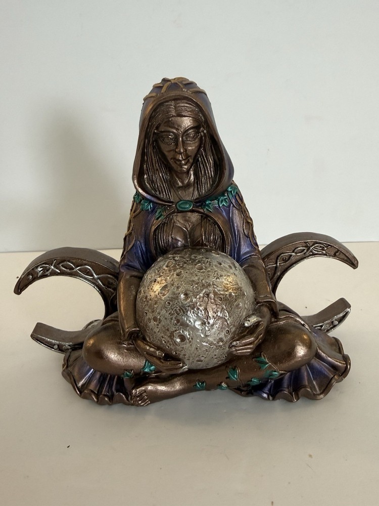 Triple Moon Goddess Statue