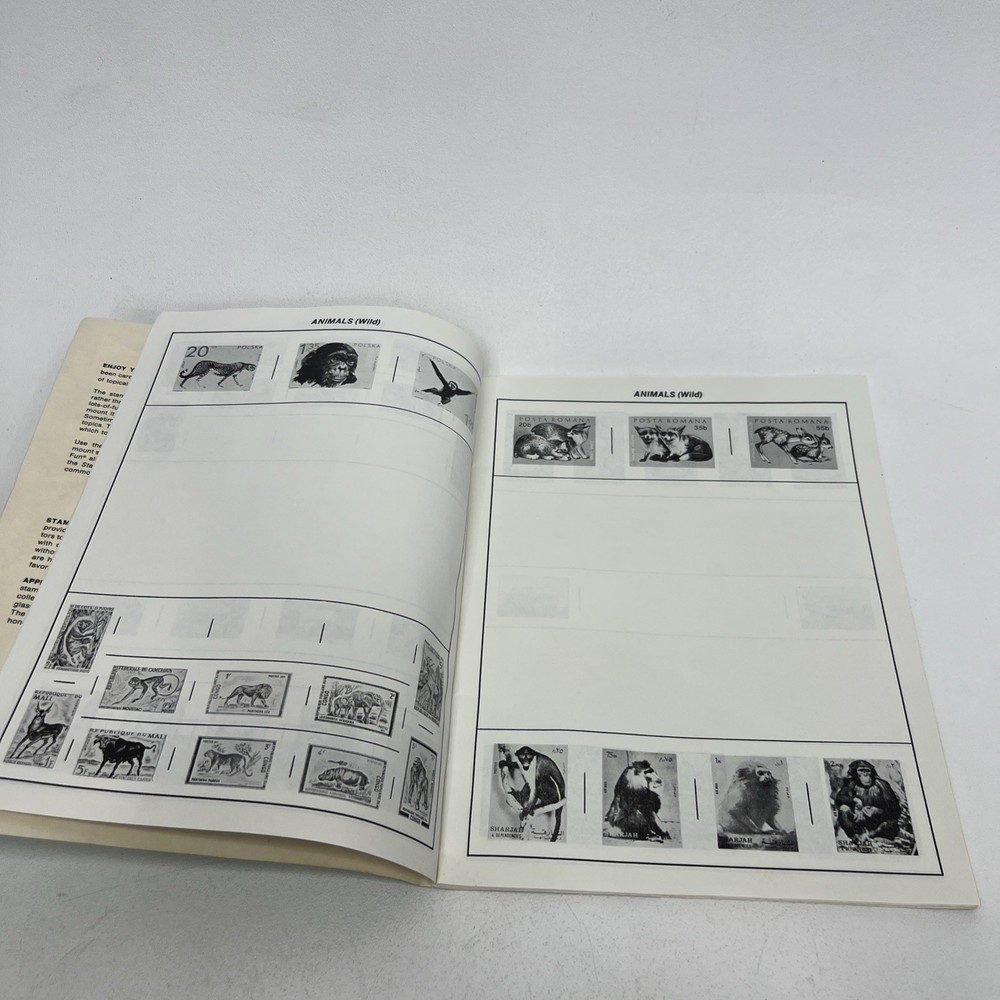 VintageRARE 1979 Topical Postage Stamp Album &1953 American History Stamps Books