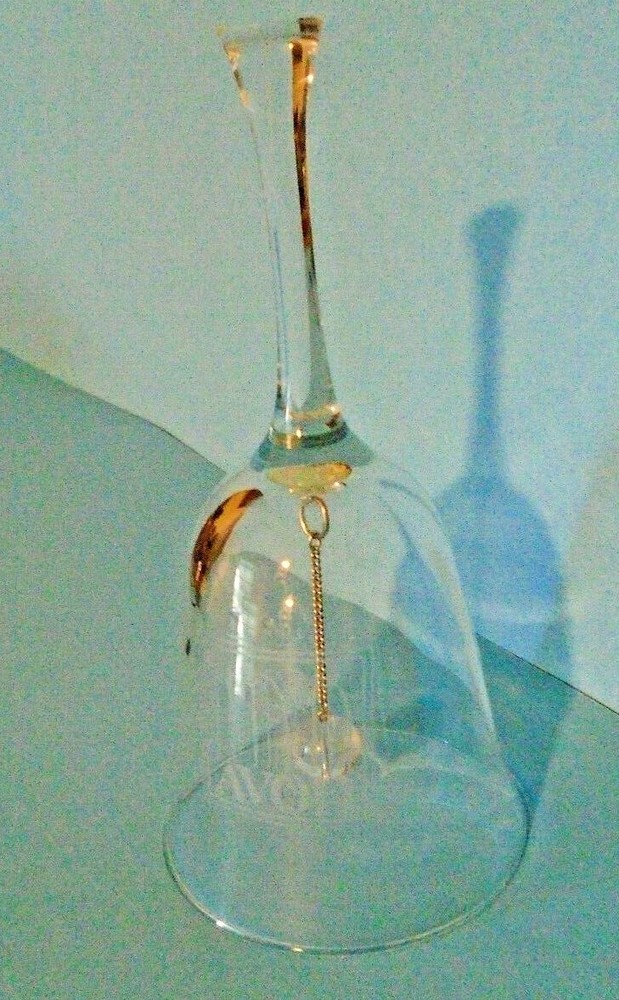 Vintage Avon Clear 100 Year Dinner Ringer Bell
