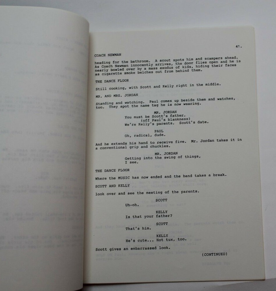 STARMAN / Michael Marks, 1986 alien Sci Fi TV Script "One for the Road"