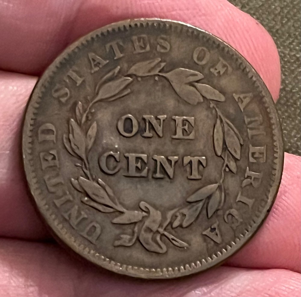 1839 Large cent, Booby Head / Better type !