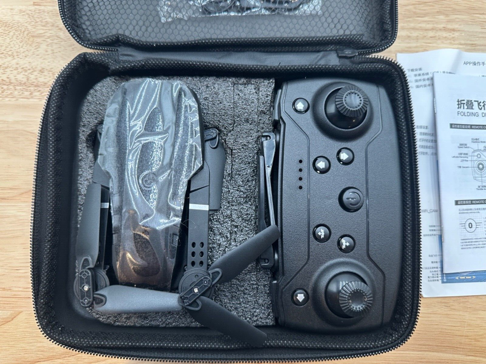 Drone With Dual 4K Camera, Foldable Quadcopter HD FPV Camera Remote Control