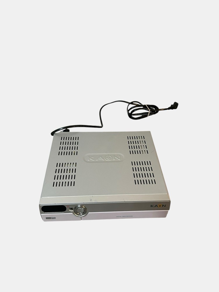 Kaon KCF-A100MCO Digital Cable Receiver Silver Tested Working