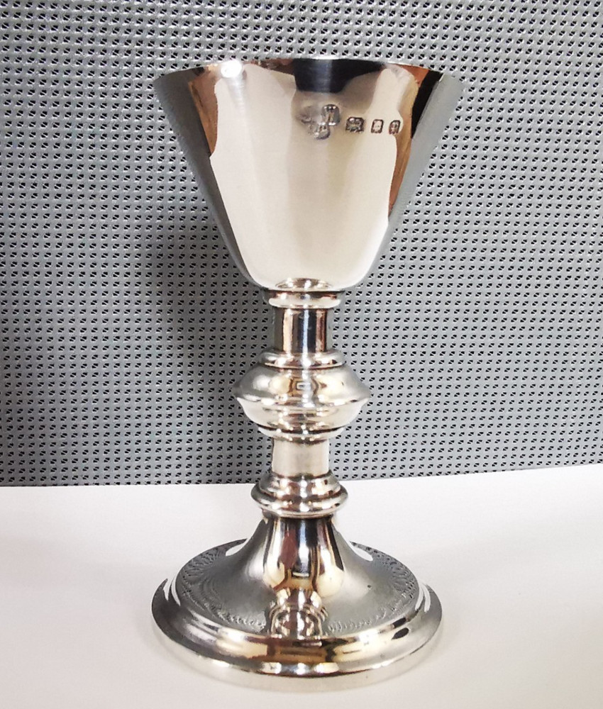Solid Silver Travelling Communion Set - London 1930