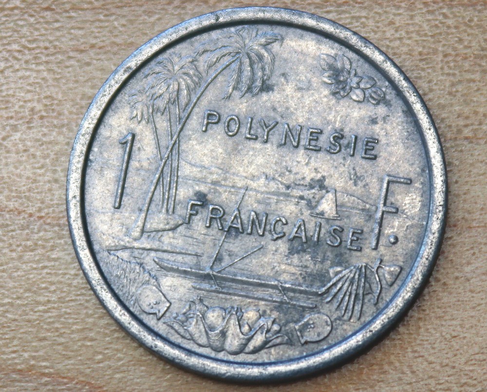 1975 French Polynesia 1 Franc