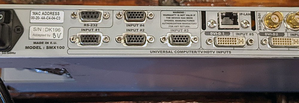 Analog Way Smart MatriX LE 10x2 Scaled Matrix Seamless Video Switcher