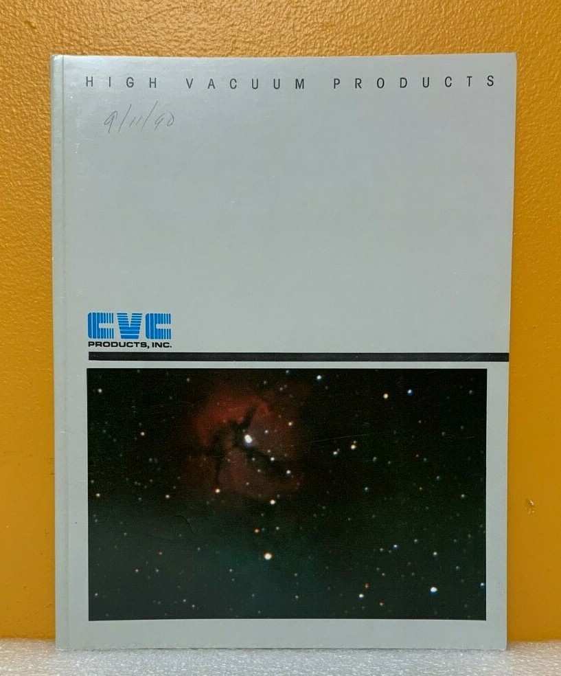 CVC 1990 High Vacuum Products Catalog.