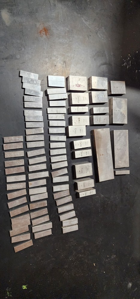 81 Piece C E JOHANSON FORD DEARBORN RECTANGULAR GAGE BLOCKS