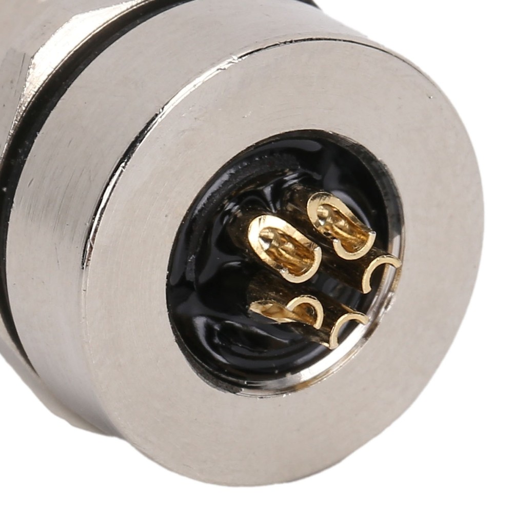 M8FS5 Panel Mounted Socket M8 IP67 Connector 5pin Plug Adapter Connector❀