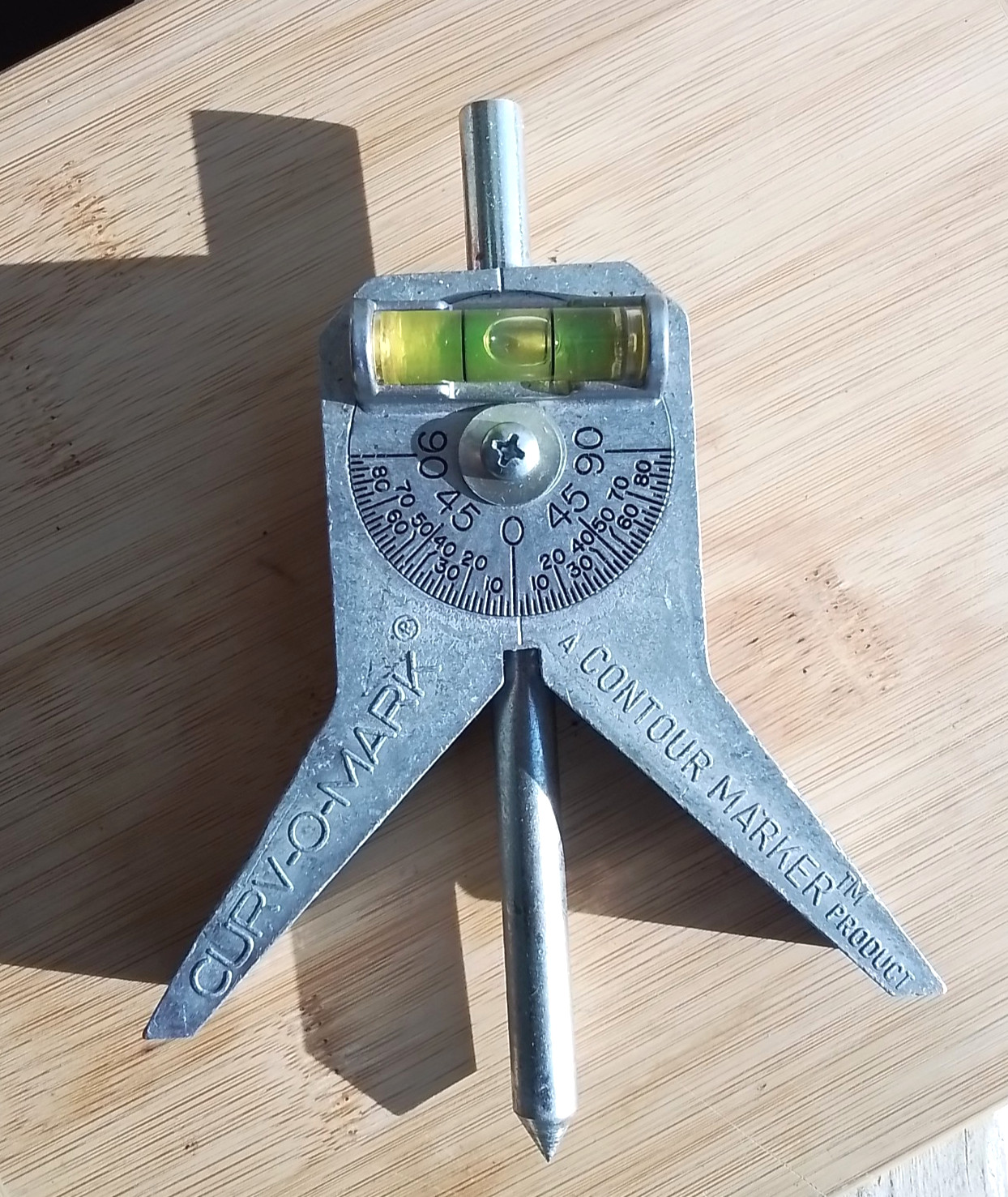 CURV-O-MARK Tool #6 CENTERING HEAD for a Contoured Workpiece