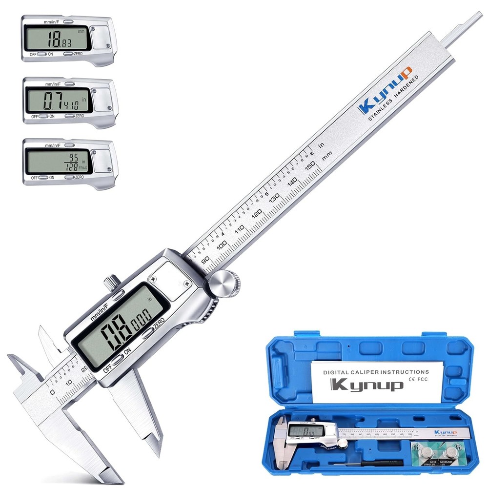 Digital Caliper, Caliper Measuring Tool, Micrometer Dial Vernier Caliper with La