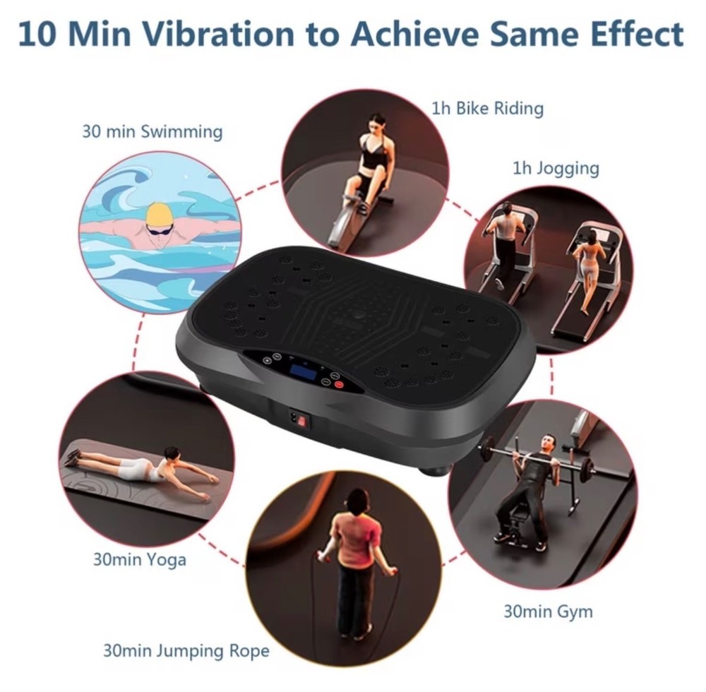 Portable Vibration Plate Exercise Machine, -Burning,Full-Body Vibration Platform
