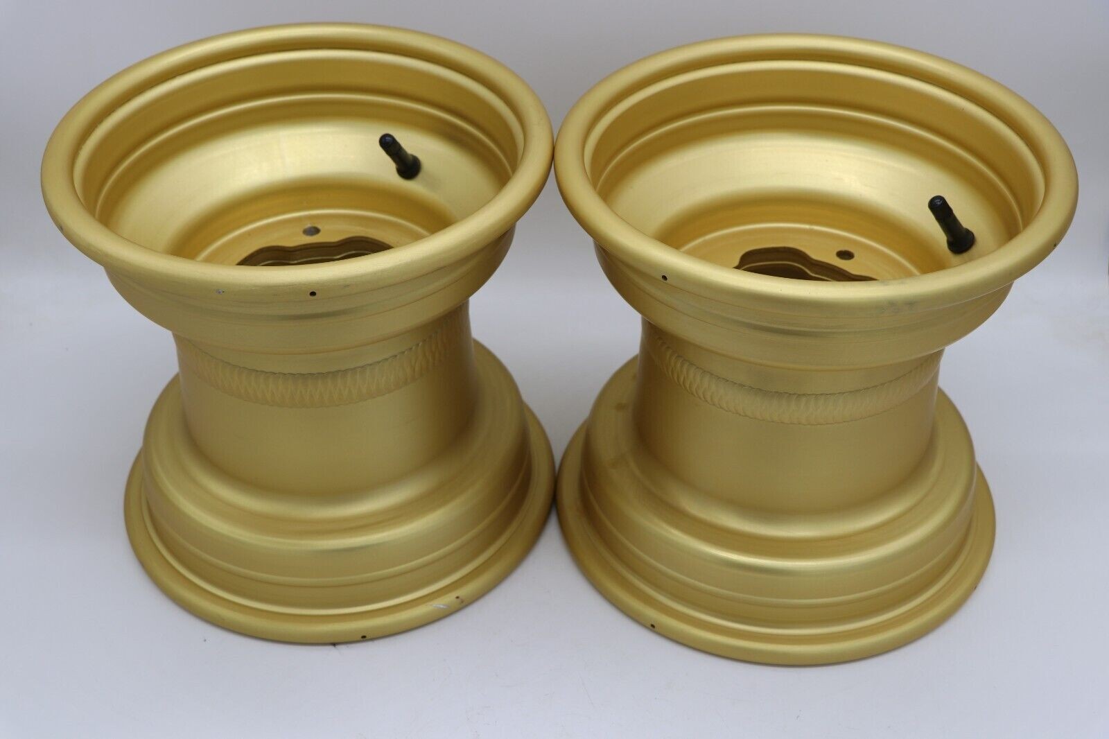 2 x rear aluminum wheels rims 4x115 Yamaha Banshee Raptor YFZ450r GOLD Grade B