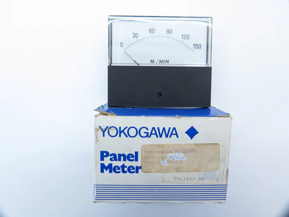 Yokogawa 0-150 M/Min Panel Meter