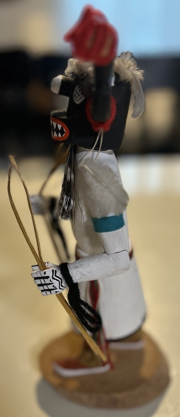 Handmade Native American Kachina Doll “Hu” Handmade/Painted Signed Alfred Reed