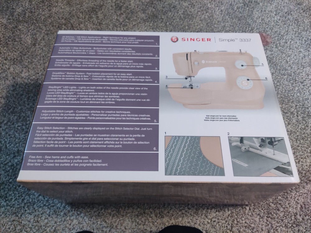 Singer Simple 3337 Special Edition 29 stitch sewing machine unopened