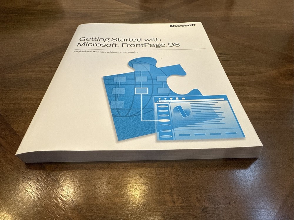 Getting Started with Microsoft FrontPage 98 Paperback Tutorial