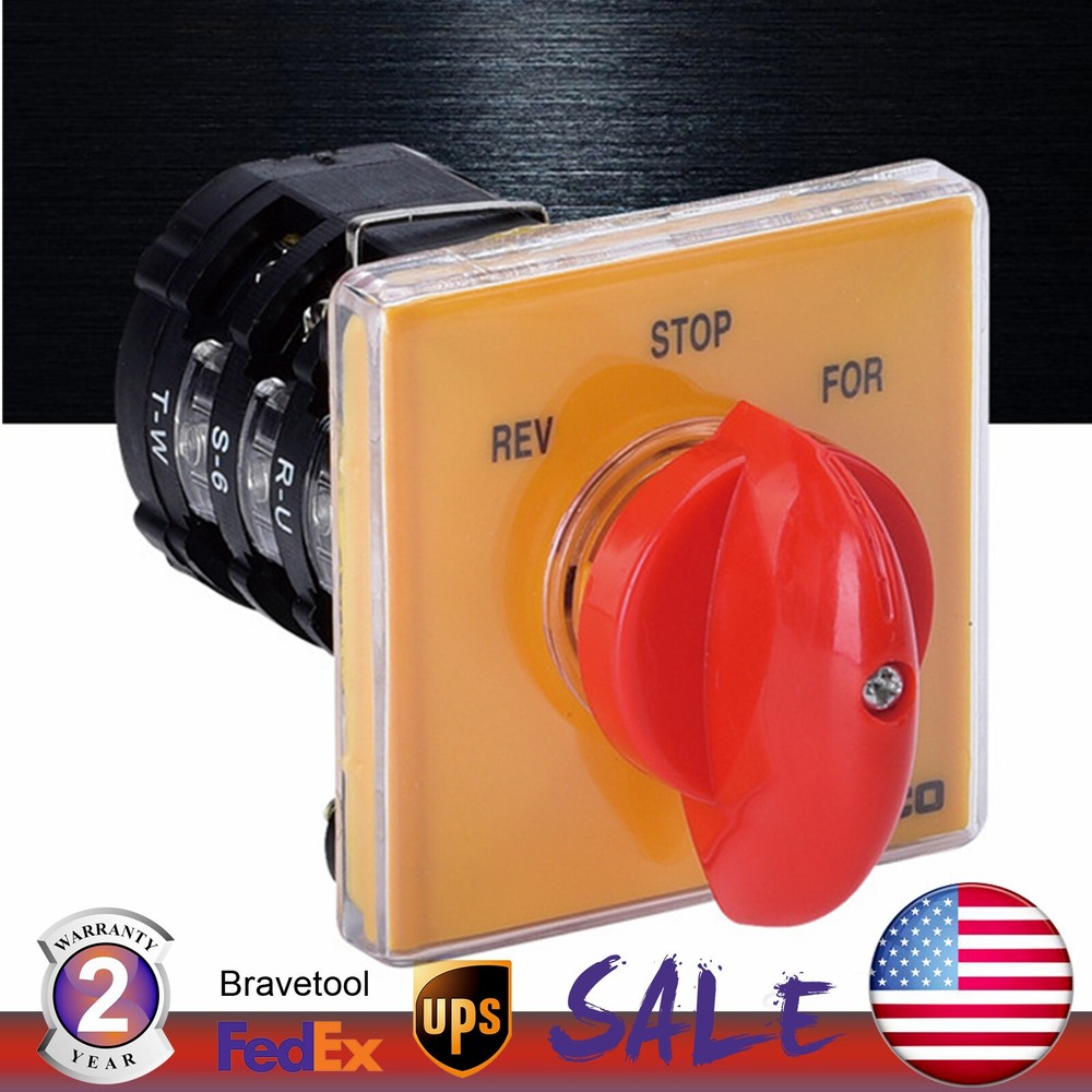 High-Quality Milling Machine Part Forward Reverse 3 Phase Motor Mill Switch NEW