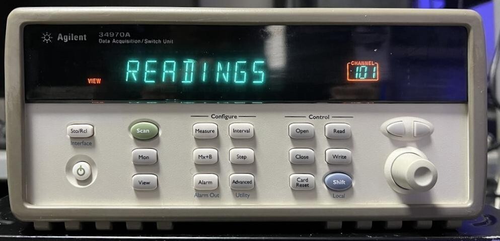 Used Agilent 34970A DATA Aquisition Switch System Good Working Condition