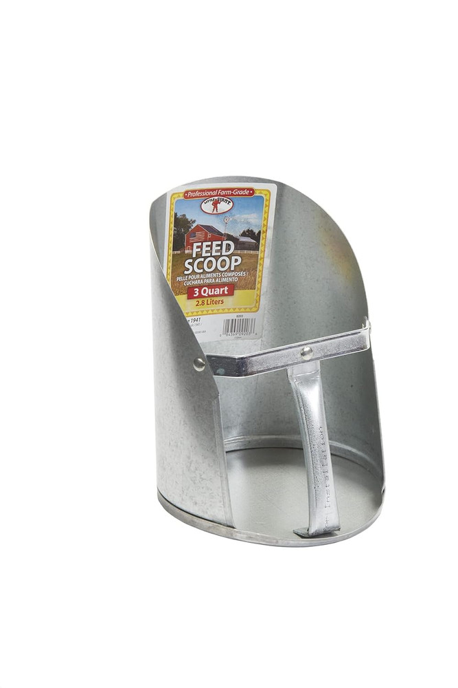 Miller Mfg Galvanized Pet Feed Scoop