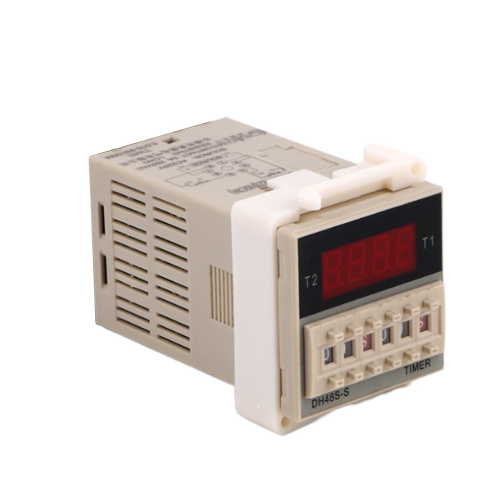 AC 110V Digital Time Delay Relay Replacement for Omron DH48S-S
