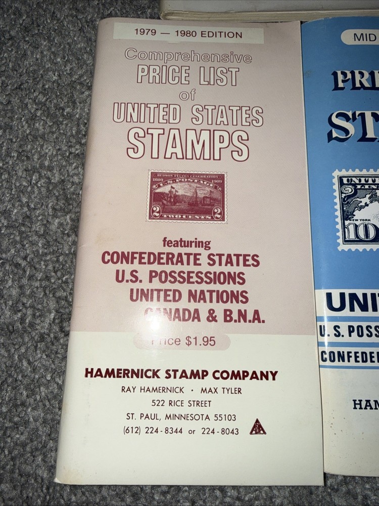 SCOTT And Two Hamernick U.S Postage Price Lists H3