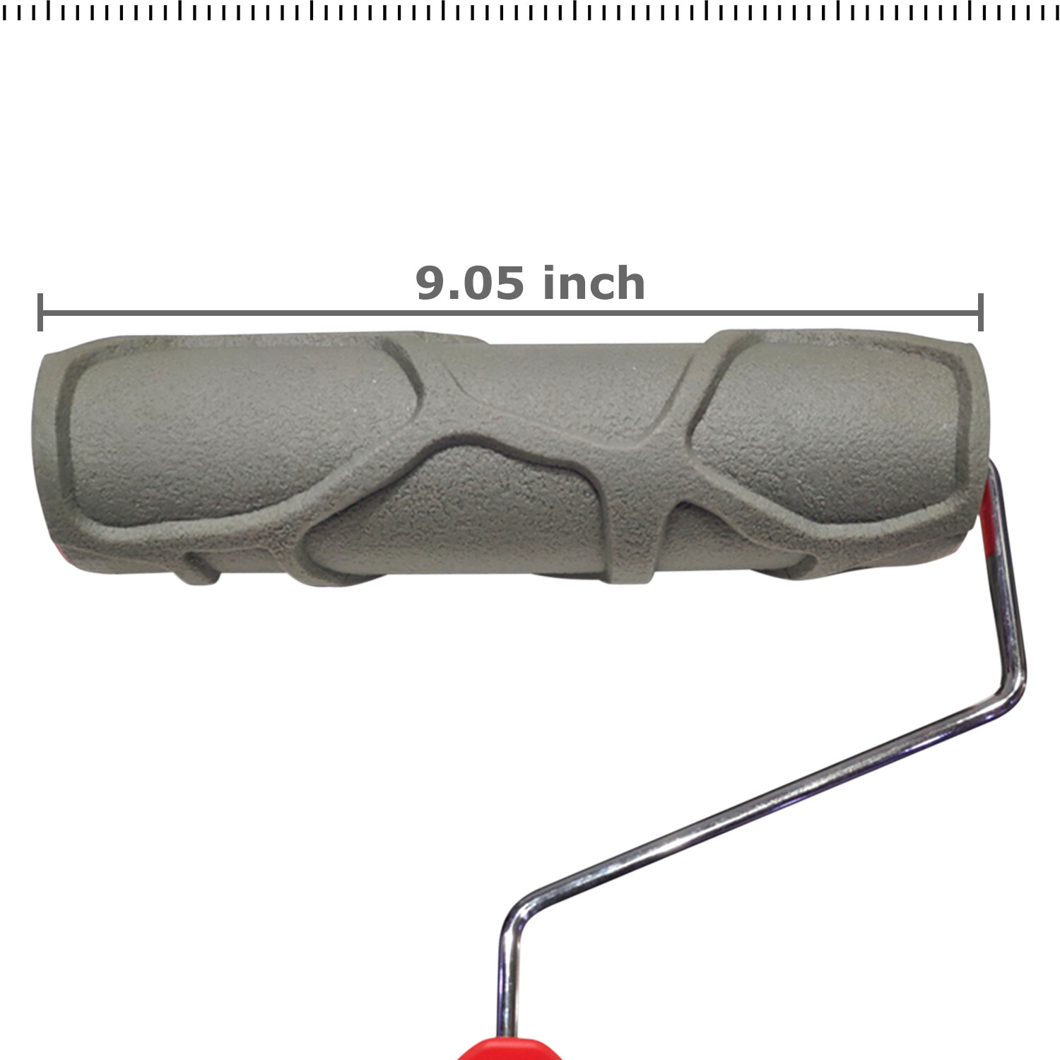 10" Concrete Cement Landscape Curbing "PEBBLES" Imprint Texture Roller Stamp