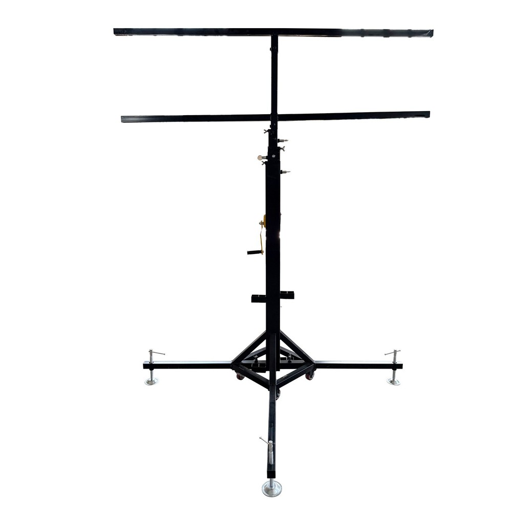 16 Positions Double-Layer 5.9-13Ft Stage Lighting Bracket Stage Light Stand