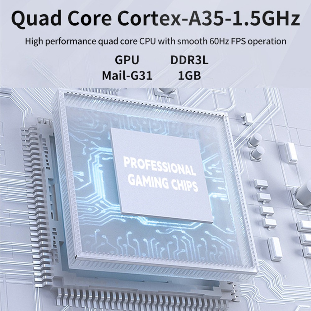 Handheld Game Console 3.5'' IPS Screen Portable Video Gaming OJEE