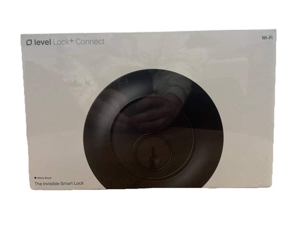 Level Lock+ Connect Matte Black Smart Lock WiFi Bluetooth - New Sealed
