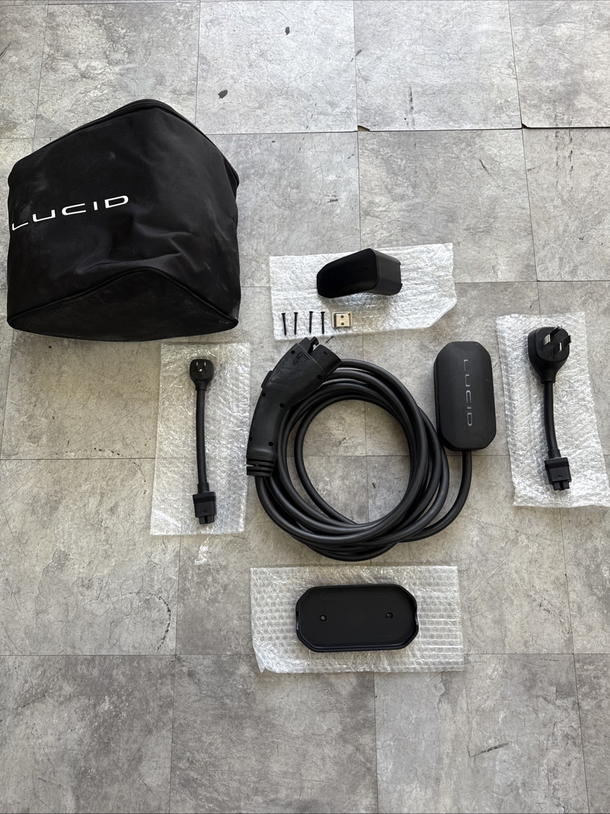 2022 - 2024 Lucid Air Charger EV Mobile Charging Cable cord 120v 12A NEMA 5-15