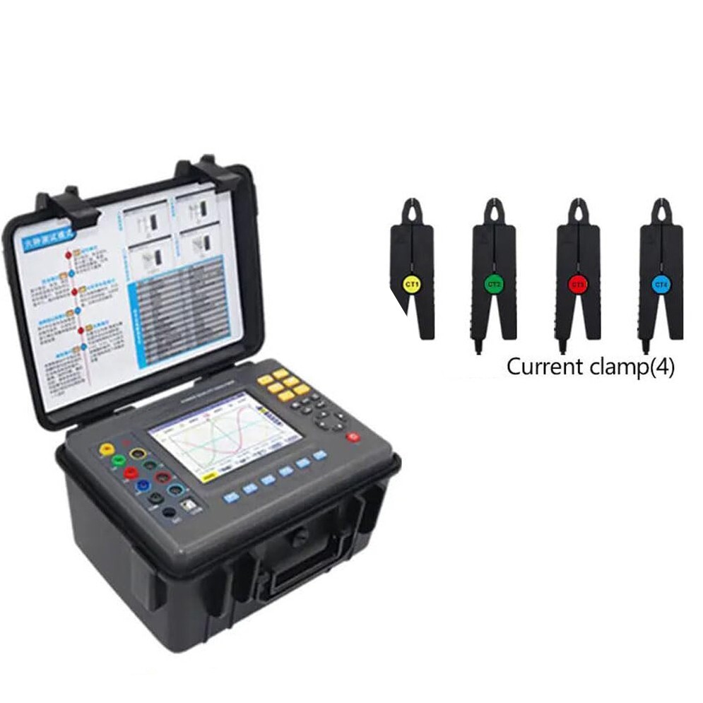Three-phase Power Quality Analyzer Energy Quality Meter With Current 10mA~10.0A