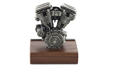 Harley Panhead Motor Model Shelf Display