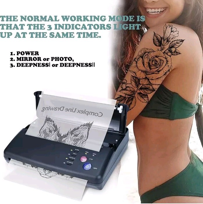 Tattoo Transfer Stencil Machine. Open Box.