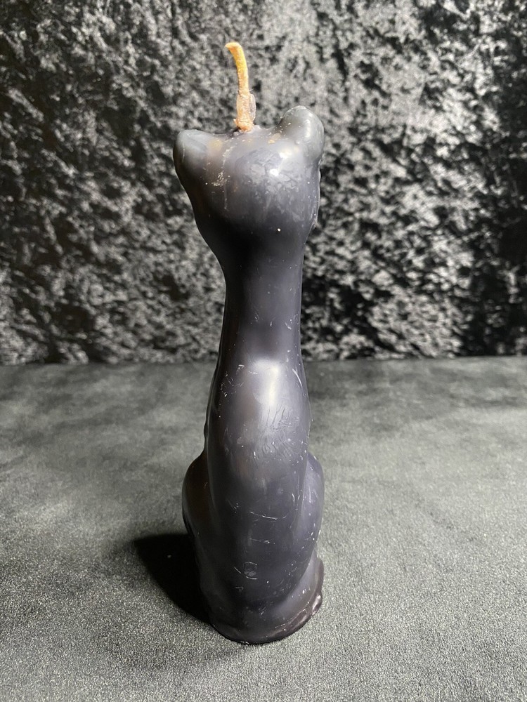BLACK CAT RITUAL CANDLE