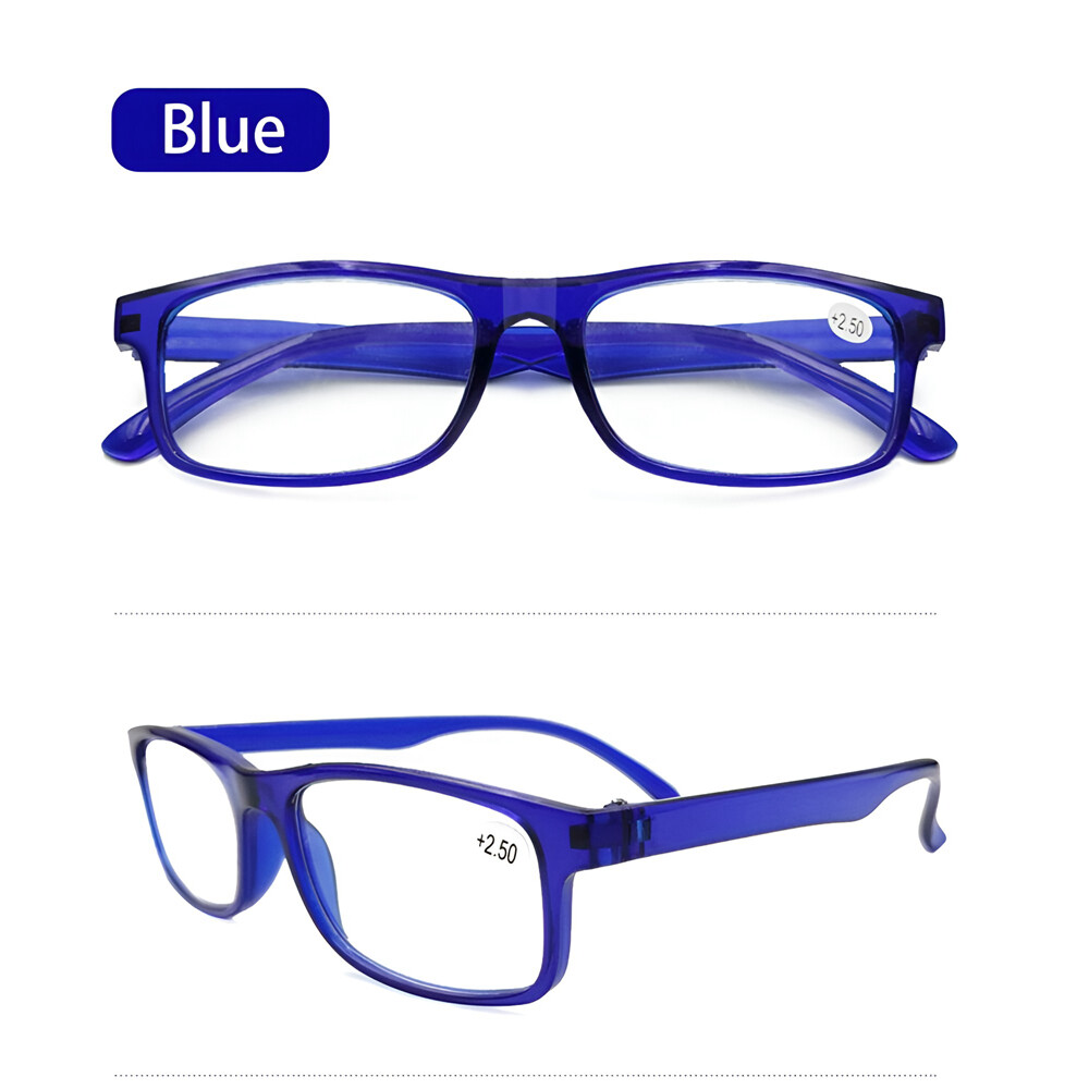 4 Pack Mens All Frame Blue Light Blocking Reading Glasses Spring Hinge Readers