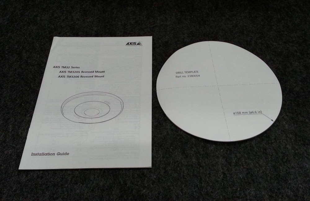 AXIS COMMUNICATIONS TM3206 Recessed Mount White