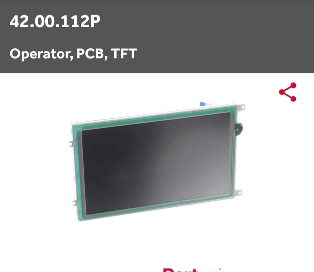 Rational Operator PCB Board. Part Number 42.00.112P